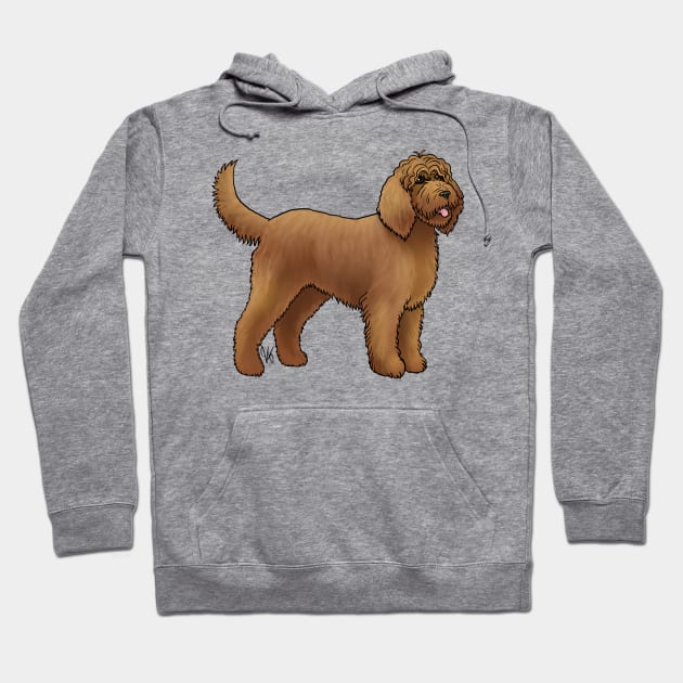 Dog - Otterhound - Brown Hoodie by Jen's Dogs Custom Gifts and Designs